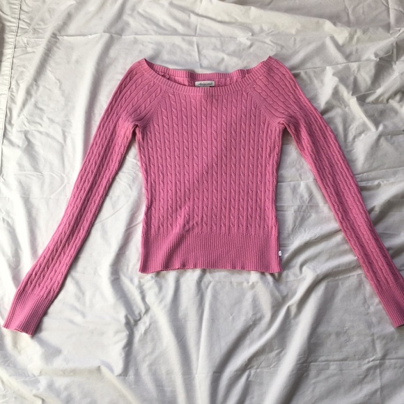 Aeropostale Sweaters - Vintage Pink Aeropostale Slim Fit Sweater Small